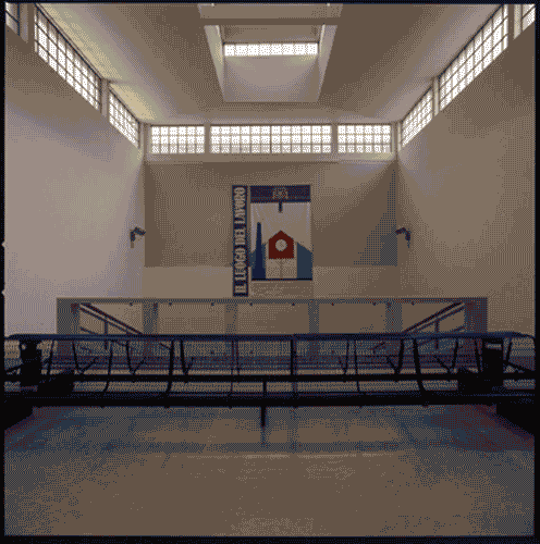 Image for Vestibolo del primo piano durante la mostra "Il luogo del lavoro"