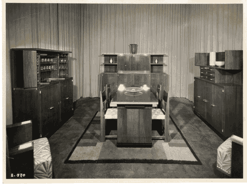 Image for IV Triennale - II Galleria dell'arredamento - Sala da pranzo di Gino Maggioni