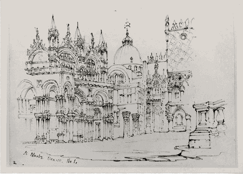 Image for Le città immaginate - Un viaggio in Italia. Sezione storica - Venezia (o dell'aspirazione alla normalità) - Piazza San Marco e la Basilica, di JohnRuskin