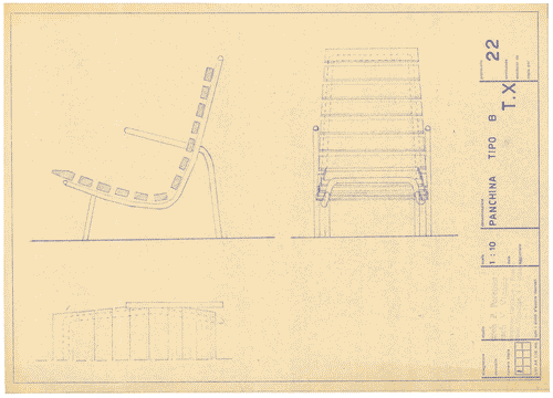 Image for Parco. Sistemazione di panchine e lampioni. Panchina tipo B