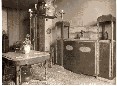 Image for II Biennale - Sezione lombarda - Sala da pranzo del mobilificio Ratti di Monza