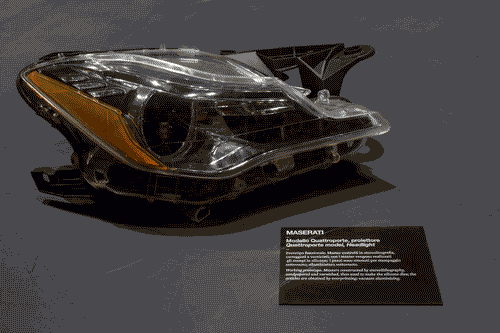 Image for Mostre tematiche - Fabbrica del vapore - New Craft - Navata centrale - Tavolo a X - Proiettore per Maserati