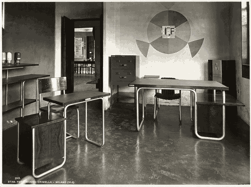 Image for V Triennale - Mostra dell'abitazione - Casa del conduttore di fattoria di Guido Alberti, Tito Brusa, Carlo Ottavio Marchetti, Oscar Prati - Studio per amministrazione dell'azienda