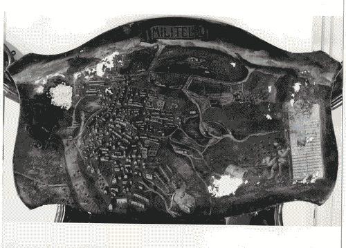 Image for Le città immaginate - Un viaggio in Italia. Sezione storica - Da Siracusaa Palermo (Fondazioni e rifondazioni urbane) - "Militello" Sovrapporta delsalone d'ingresso del Palazzo Butera durante il restauro