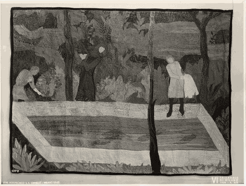 Image for VI Triennale - Sezione dell'E.N.A.P.I. - Merletti e ricami - Arazzo ricamato