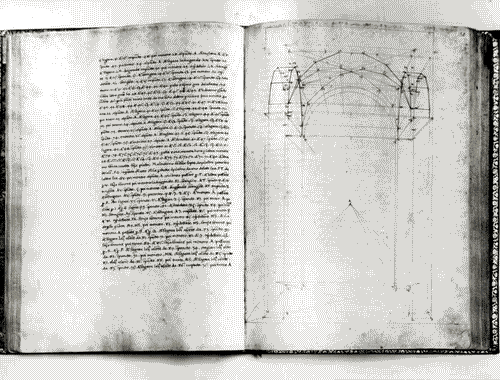 Image for IX Triennale - Studi sulle proporzioni - Riproduzione di pagine appartenenti al manoscritto cartaceo "De prospectiva pingendi" di Piero della Francesca