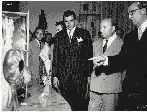 Image for X Triennale - Visita del Presidente del Consiglio dei Ministri, on. Mario Scelba - Ivan Matteo Lombardo