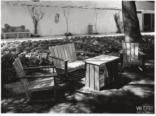 Image for VII Triennale - Sezione del giardino - Mobili da giardino