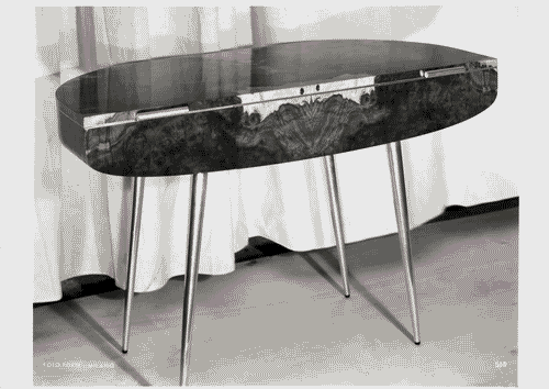 Image for VII Triennale - Mostra dei metalli e dei vetri - Sala Fontanarte - Mobile per toeletta in legni rari di Pietro Chiesa