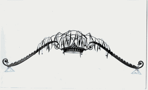 Image for I Biennale - Espositori lombardi - Ferro battuto decorativo per l'ingressodi una villetta di Giovanni Greppi