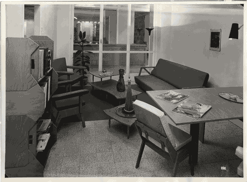 Image for X Triennale - Mostra della casa - Alloggio INCIS A - Soggiorno - Piero Bottoni - Leonardo Fiori - Augusto Piccoli