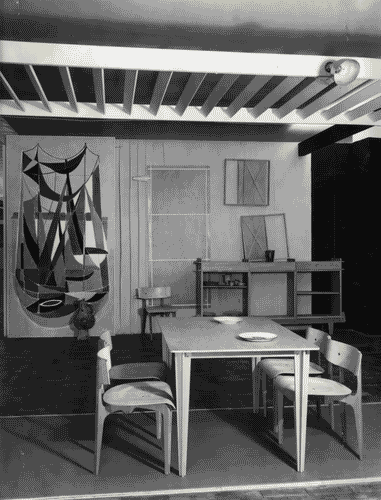 Image for IX Triennale - Abitazione - Scomparto B - Mobili scomponibili in legno di Zannetti