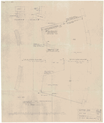 Image for Sezioni straniere. Partecipazione inglese. Area espositiva con indicazioni per allestimento