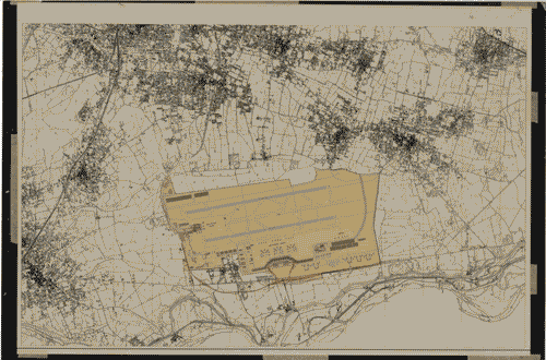 Image for La città temporanea - Aeroporti - Planimetria dell'area aeroportuale di Malpensa 2000