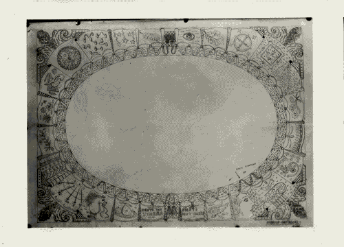 Image for VII Triennale - Mostra dei tessuti e dei ricami - Sezione dei merletti e dei ricami - Disegno per ricamo di Augusto Ambroso e Germana Cattadori