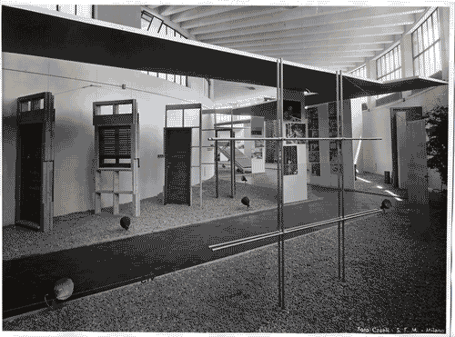 Image for Allestimento della mostra Industrializzazione nell'edilizia