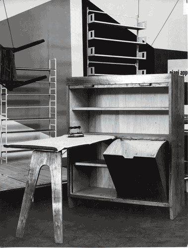 Image for VIII Triennale - Arredamento - Prima parte. Mobili singoli suddivisi per funzione - Armadio con asse da stiro - Tullio Bussi