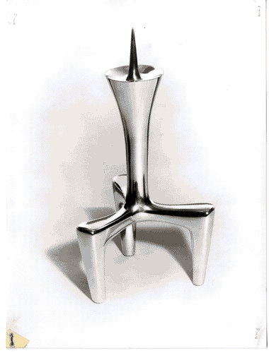 Image for XI Triennale - Sezione della Germania - Portacandele in argento - Ludwig Ehrath