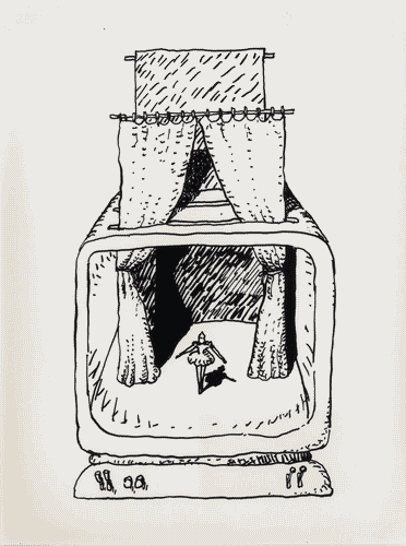 Image for XVI Triennale - Terzo ciclo - Lo spazio audiovisivo - Lo spazio scenografico della televisione italiana - Disegni per il Design televisivo