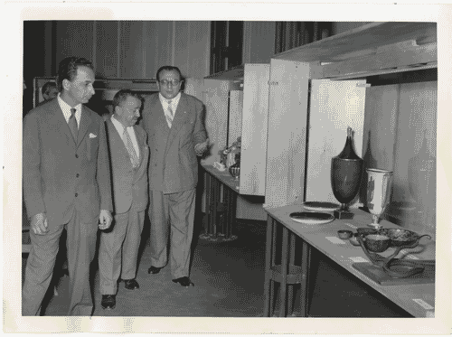 Image for X Triennale - Visita dell'on. Giuseppe Romita, Ministro dei Lavori Pubblici - Ivan Matteo Lombardo