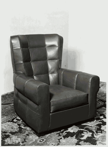 Image for VII Triennale - Galleria dell'arredamento - Seconda parte - Sala di esposizione - Poltrona in pelle