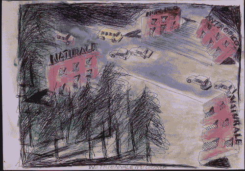 Image for Disegno per il progetto dell'allestimento della XVIII Triennale - Aldo Rossi - Luca Meda