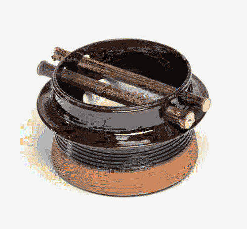 Image for Vaso doppio con manici in bamboo