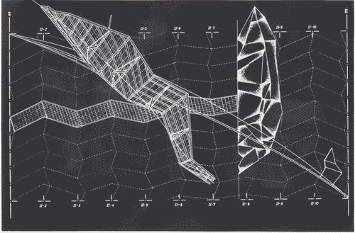 Image for XVIII Triennale - Partecipazioni internazionali - Stati Uniti d'America. The School of the Art Institute of Chicago - Kurt Andernach, "Il pesce volante", inchiostro su pellicola