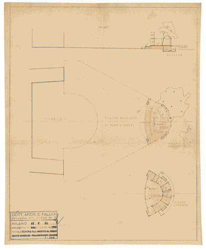 Image for Teatro all'aperto. Camerini e palcoscenico