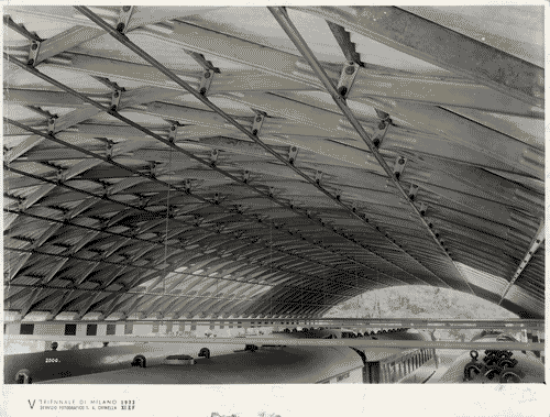Image for V Triennale - Mostre nel parco - Parco ferroviario internazionale - Struttura del tetto