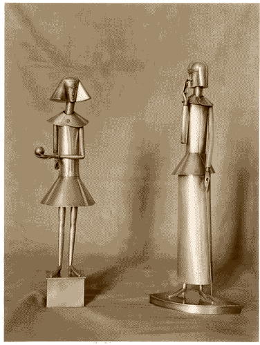 Image for II Biennale - Sezione della Germania - Sala 127 - Figure d'argento di Herbert Zeitner