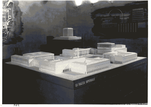 Image for VII Triennale - Mostra dell'architettura - Sezione 1°. L'E42, Olimpiade della civiltà - Modelli in scala delle architetture progettate per l'Esposizione internazionale di Roma