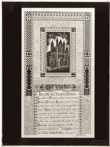 Image for II Biennale - Sala d'Orvieto - "Cartello réclame per la città di Orvieto"di Nello Benini