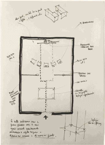 Image for Il progetto domestico - Schizzo del progetto Le dimensioni del domestico di Cini Boeri