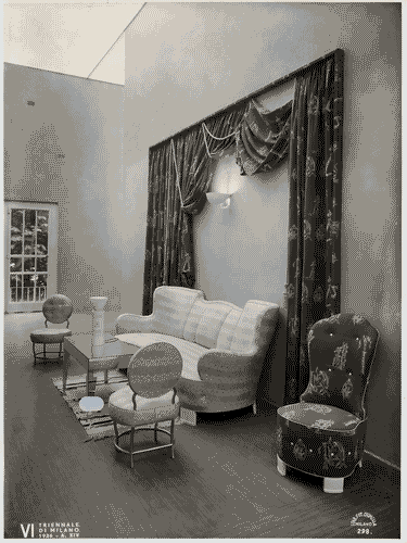 Image for VI Triennale - Mostra dell'arredamento - Mobili per salotto di Carlo Enrico Rava e Lio Carminati