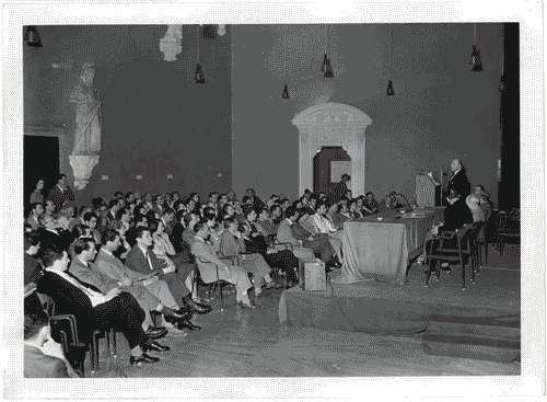 Image for IX Triennale - Convegno De Divina Proportione - Partecipazione di Ernesto Nathan Rogers