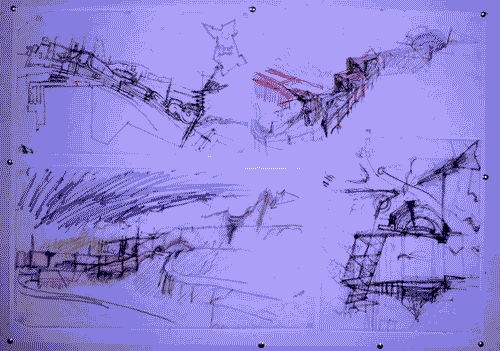 Image for Le città immaginate - Nove progetti per nove città. Sezione progettuale - Ancona (Una frontiera urbana da Vanvitelli a Vanvitelli) - Disegni del progetto dell'Ufficio Centro Storico del Comune