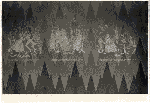 Image for III Biennale - Sala della Società anonima M. Jesurum - Decorazione di Giulio Rosso