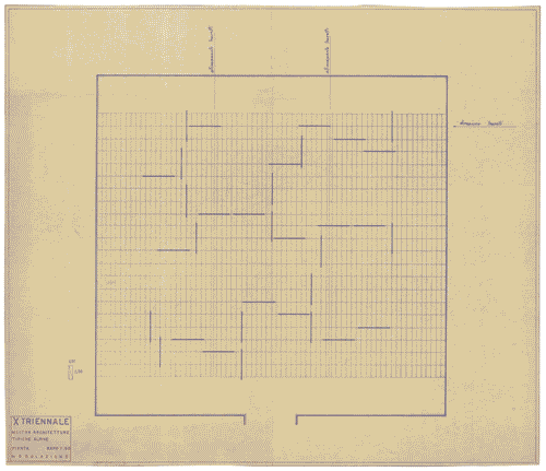 Image for Mostre temporanee. Architetture tipiche alpine. Area espositiva. Modulazione