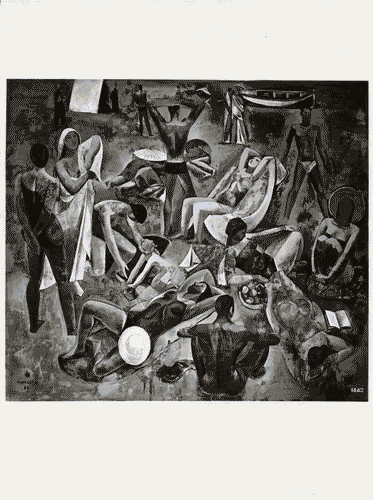 Image for V Triennale - Pittura murale e scultura decorativa - Galleria delle pitture - Pittura murale "estate" di Enzo Morelli