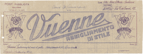 Image for Bozzetto per pubblicità "Vuenne abbigliamento di stile"