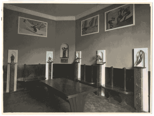 Image for III Biennale - Sezione ligure - Sala di consiglio di una società sportiva di Mario Labò