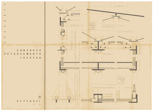 Image for Parco. Mostra dell'architettura in movimento. Cabina telefonica per autostrada. Concorso Vetrocemento Iperfan. Dettagli