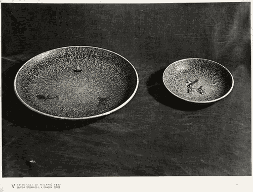 Image for V Triennale - Arti decorative e industriali - Ceramiche - Piatti in maiolica