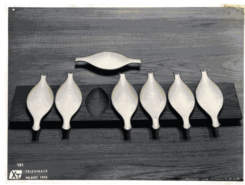 Image for X Triennale - Forma scandinava - Norvegia - Servizio per pasti in ottone smaltato