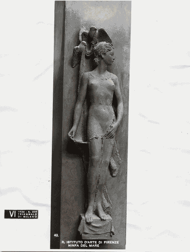 Image for VI Triennale - Mostra delle Scuole d'arte - Istituti e Scuole d'arte dello Stato - Figura allegorica "Ninfa del mare"