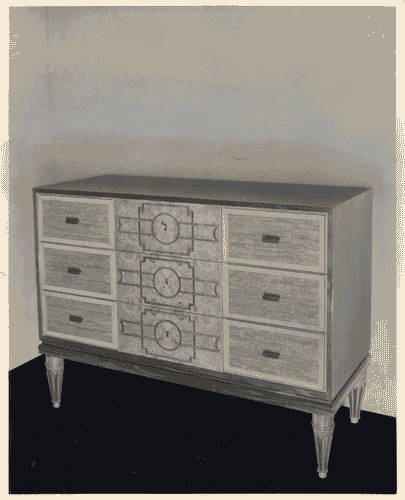 Image for V Triennale - Arti decorative e industriali - La Strada-Mostra d'ambienti moderni - Cassettiera in legno