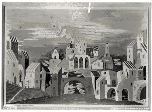 Image for IX Triennale - Scenografia cinematografica e teatrale - Parte II. Scenografia teatrale - Bozzetti per scenografia