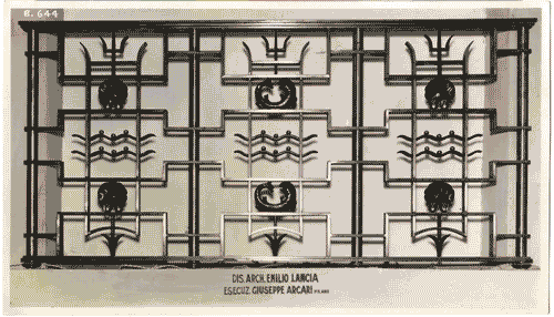 Image for Balaustra in ferro battuto sullo scalone d'onore