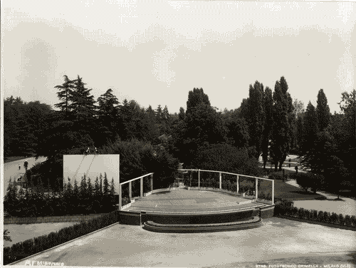 Image for VI Triennale - Parco Sempione - opere costruite. Teatro all'aperto di Eugenio Faludi